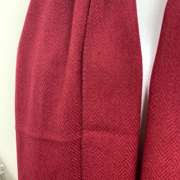 100% Cashmere Pashmina scarf wrap *New* deep red - beautiful and soft - Picture 8 of 9